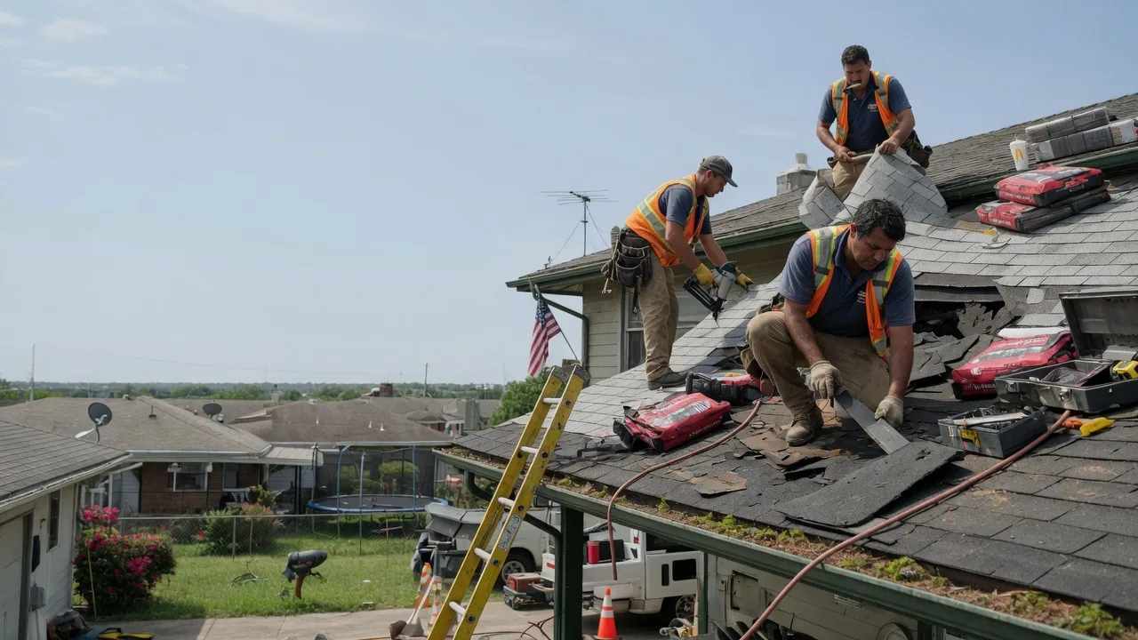 Roof Repair in Oakhurst, OK near me
